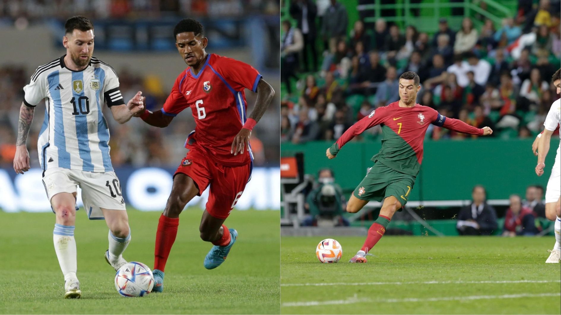 Messi e Cristiano Ronaldo