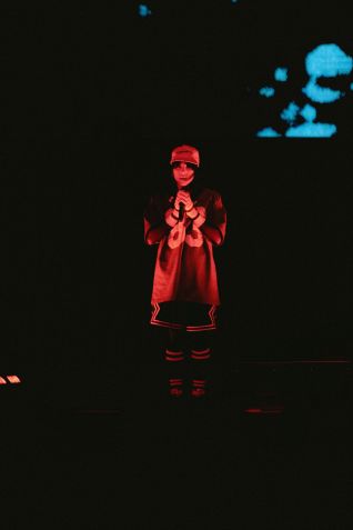 Billie Eilish encerra a primeira noite da décima edição do Lollapalooza Brasil, em 2023. / T4F