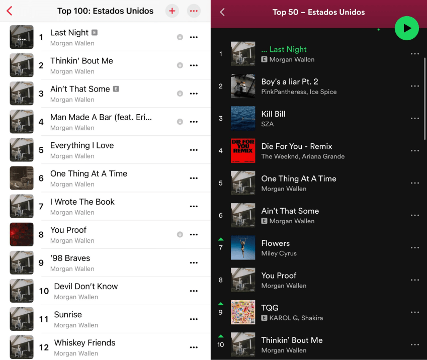 Foto: Apple Music e Spotify