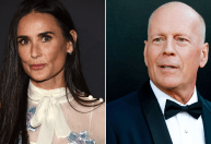 Demi Moore está morando com Bruce Willis e a atual esposa, diz site