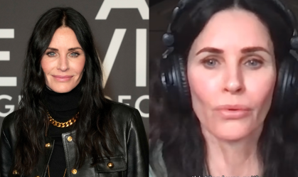 Courteney Cox revela que se arrepende de ter feito preenchimentos no rosto