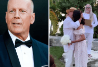 Esposa de Bruce Willis posta vídeo emocionante de cerimônia de renovação de votos