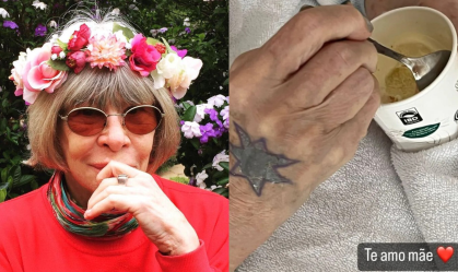 Filho de Rita Lee nega rumores de morte e divulga foto da cantora com sorvete