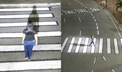Faixa de Pedestres Iluminada em Fortaleza