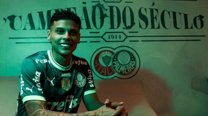 Meia colombiano Richard Ríos, do Palmeiras