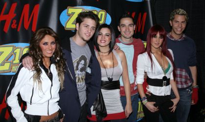 Anahí, Christopher Uckermann, Maite Perroni, Alfonso Herrera, Dulce María and Christian Chávez do RBD