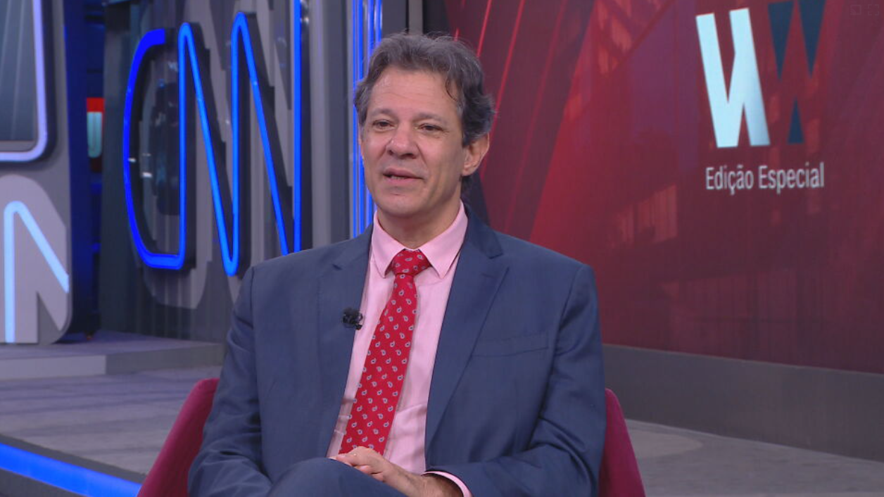o ministro da Fazenda, Fernando Haddad, em entrevista exclusiva à CNN no WW Especial - 10/03/20023