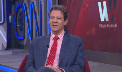 o ministro da Fazenda, Fernando Haddad, em entrevista exclusiva à CNN no WW Especial - 10/03/20023