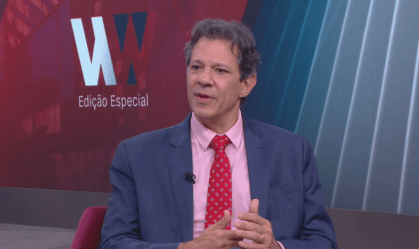 o ministro da Fazenda, Fernando Haddad, em entrevista exclusiva à CNN no WW Especial - 10/03/20023