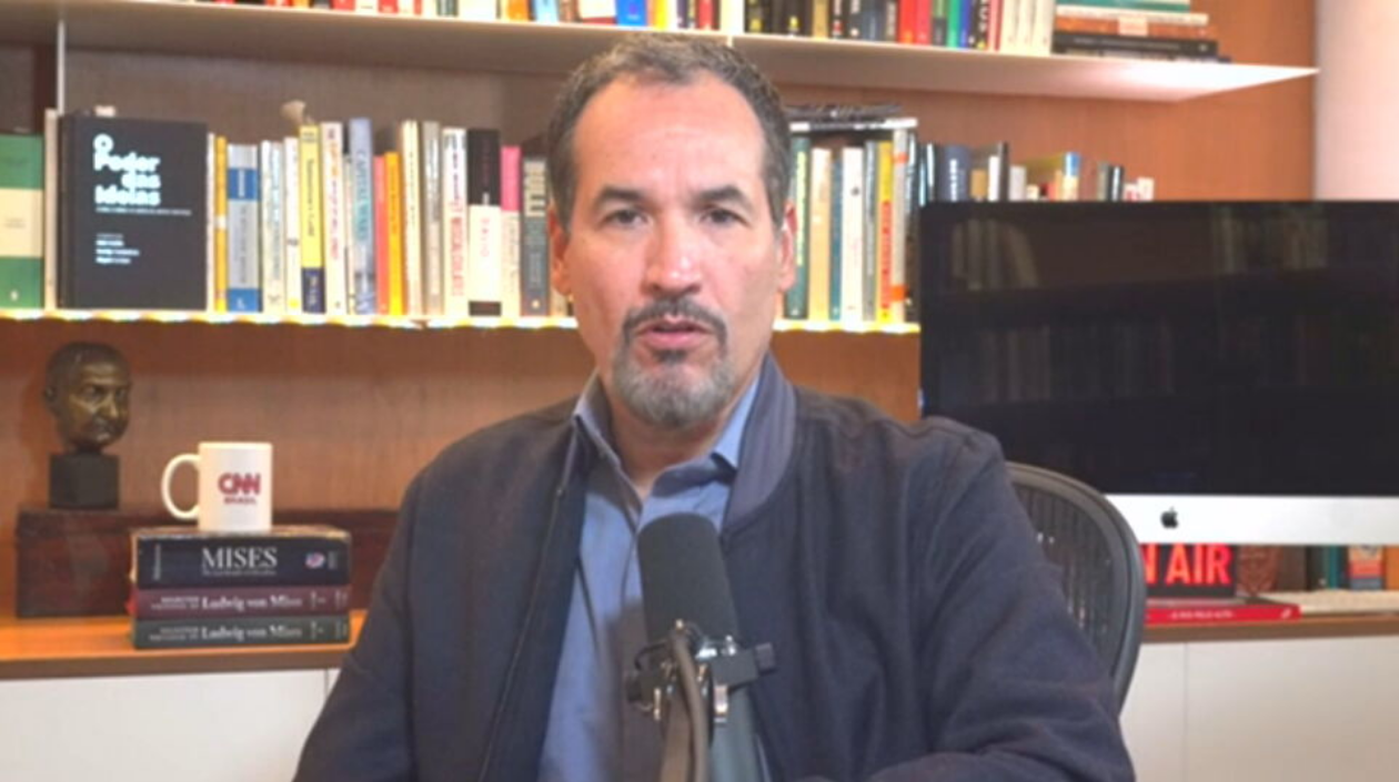 Helio Beltrão, comentarista da CNN, em participação no CNN Arena
