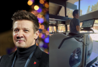 Jeremy Renner aparece andando pela 1ª vez desde acidente na neve em janeiro