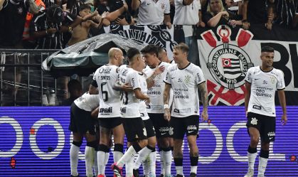 PARTIDA ENTRE CORINTHIANS X SANTOS ANDRE, VALIDO PELA SEGUNDA RODADA DO CAMPEONATO PAULISTA, REALIZADO NA NEO QUIMICA ARENA, ZONA LESTE DE SAO PAULO, NA NOITE DESTE SABADO(04).