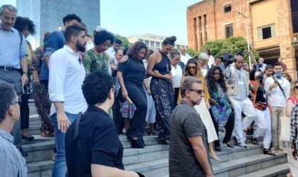 Primeira-dama e ministras visitam Cais do Valongo, no Rio, e reafirmam criação de memorial