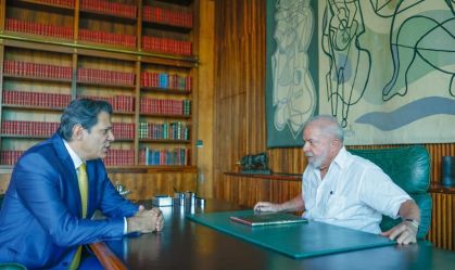 Fernando Haddad e Lula em reunião sobre nova regra fiscal - 29/3/23