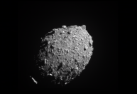 Asteroide forma uma nuvem de detritos após impacto intencional de espaçonave
