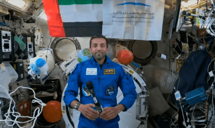 Astronauta Sultan Al Neyadi, em 7 de março