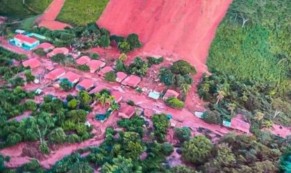 COMANDO DA 9°CIBM SOBREVOA ÁREAS AFETADAS PELAS CHUVAS EM SANTA INÊS