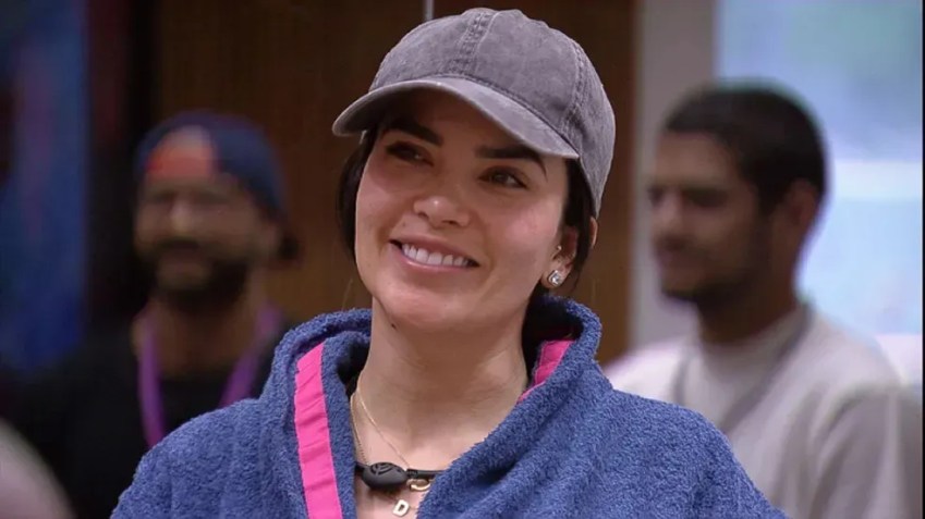 A mexicana Dania Mendez, no BBB 23 / TV Globo