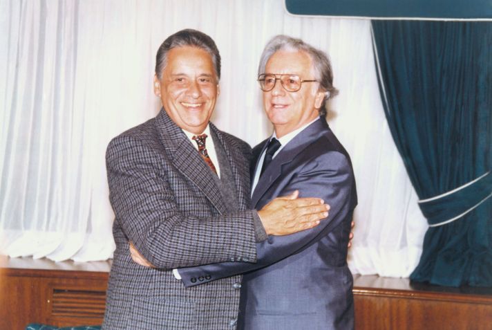 Cardoso e Itamar Franco fizeram trocas em seus ministérios 26/09/1994 - EDU GARCIA/ESTADÃO CONTEÚDO/AE