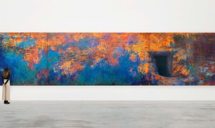 Artista Ai Weiwei recria lírios d'água de Monet usando 650 mil peças de Lego