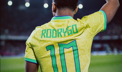 Rodrygo Goes homenageia Pelé e Neymar após usar camisa 10 em jogo da Seleção