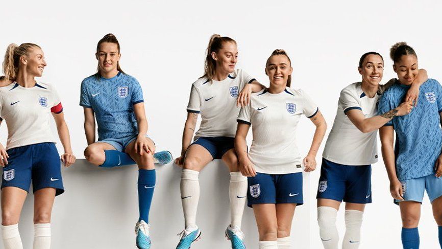 Seleção inglesa feminina debutará novo uniforme contra o Brasil