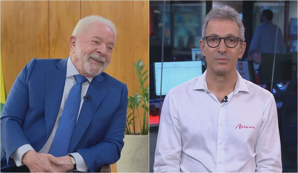 Presidente Luiz Inácio Lula da Silva (PT) e governador de Minas Gerais, Romeu Zema (Novo), em entrevista à CNN.