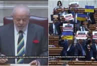 Lula é alvo de protestos de deputados de extrema-direita em Portugal e rebate: “Cena ridícula”