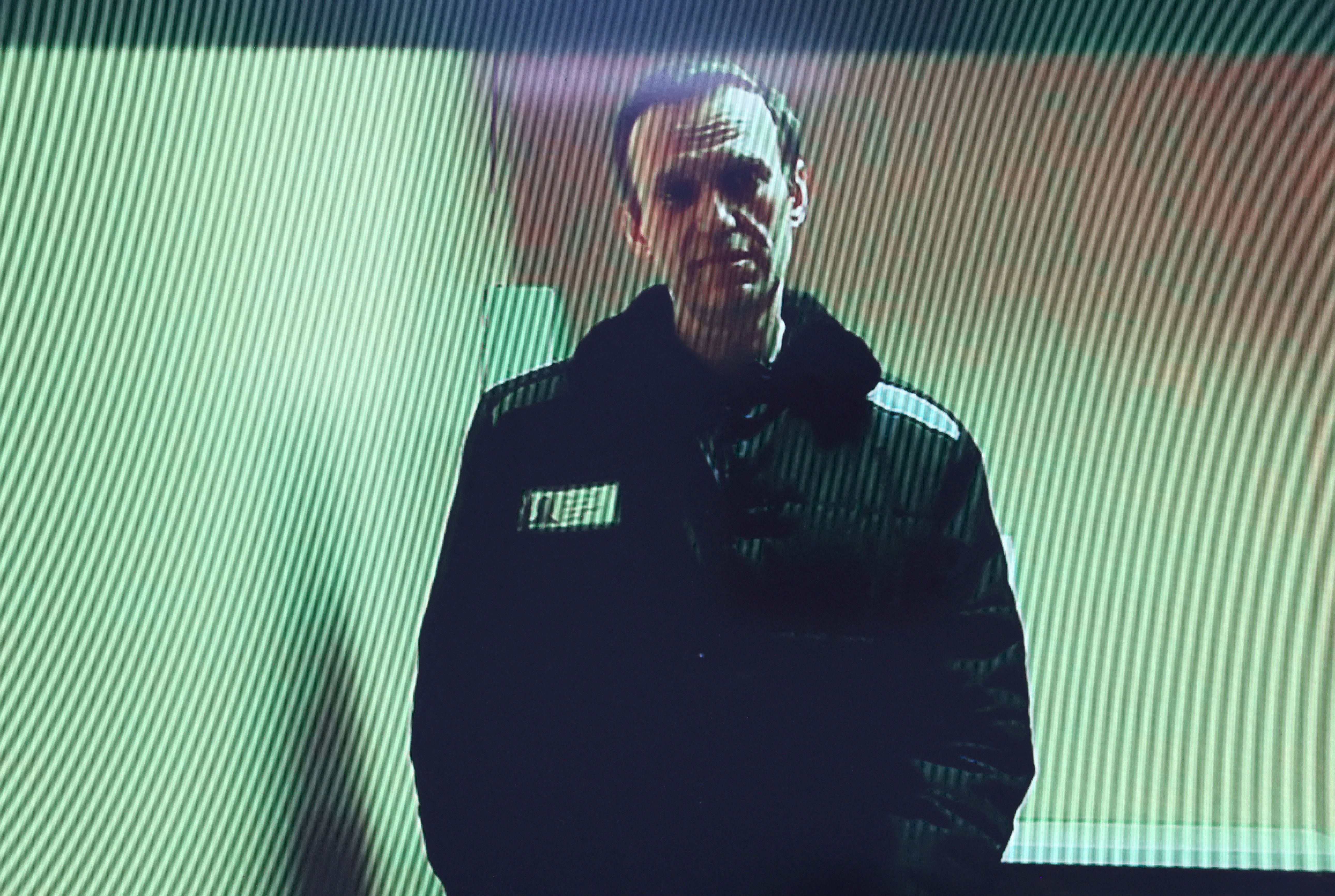 Líder da oposição russa Alexei Navalny participa de audiência em tribunal de Moscou por link de vídeo desde colônia penal na região de Vladimir