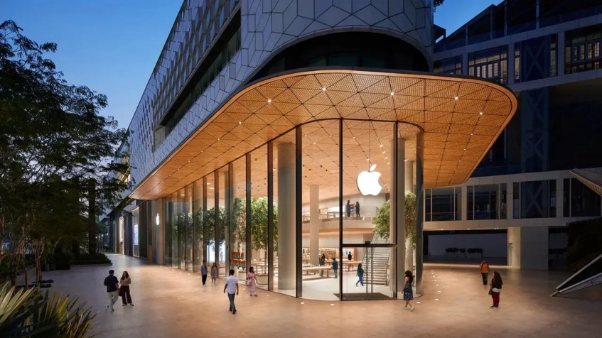 Loja da Apple em Mumbai, na Índia / Divulgação/Apple
