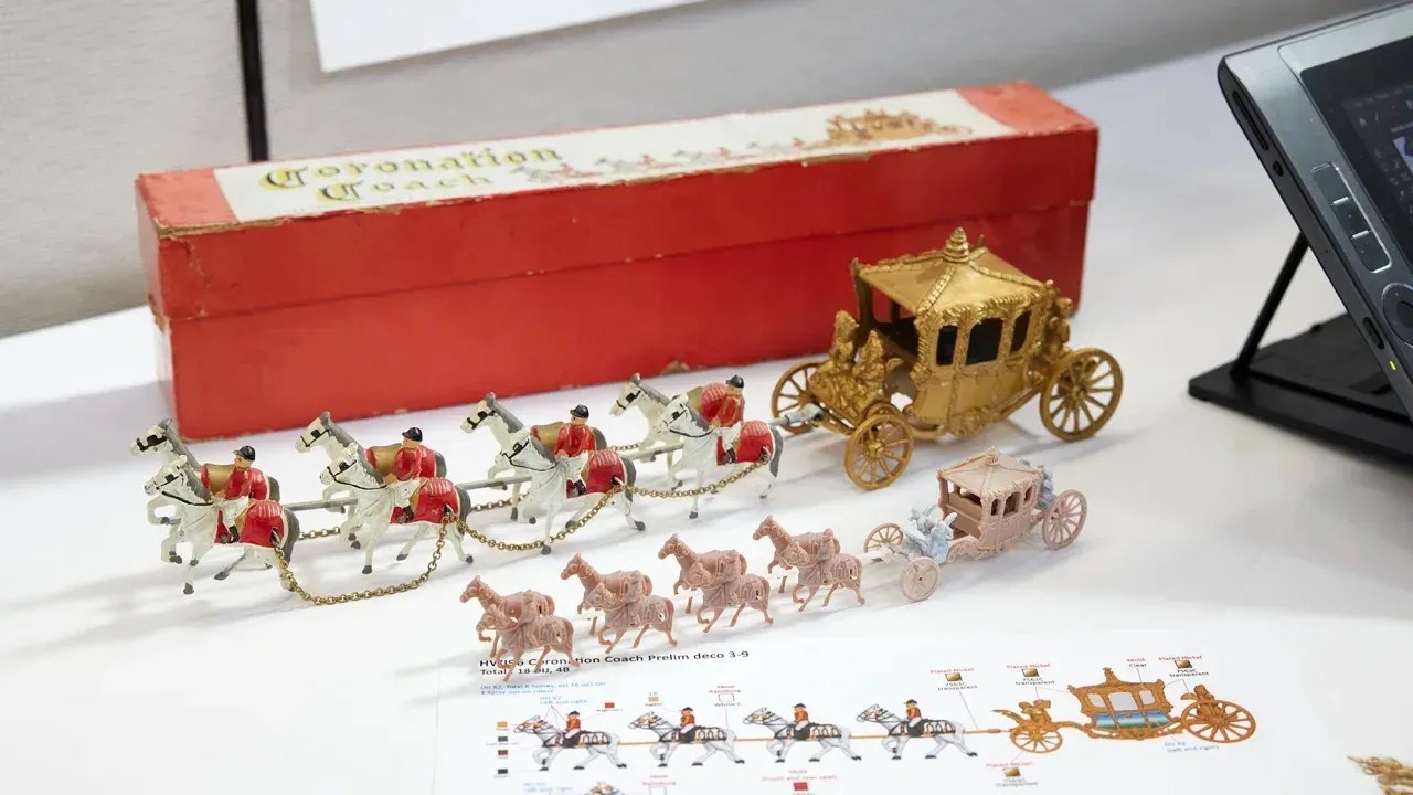 O modelo original da Lesney Coronation Coach. / Mattel/Divulgação