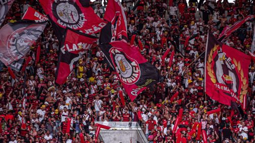 Torcida do Flamengo durante partida
