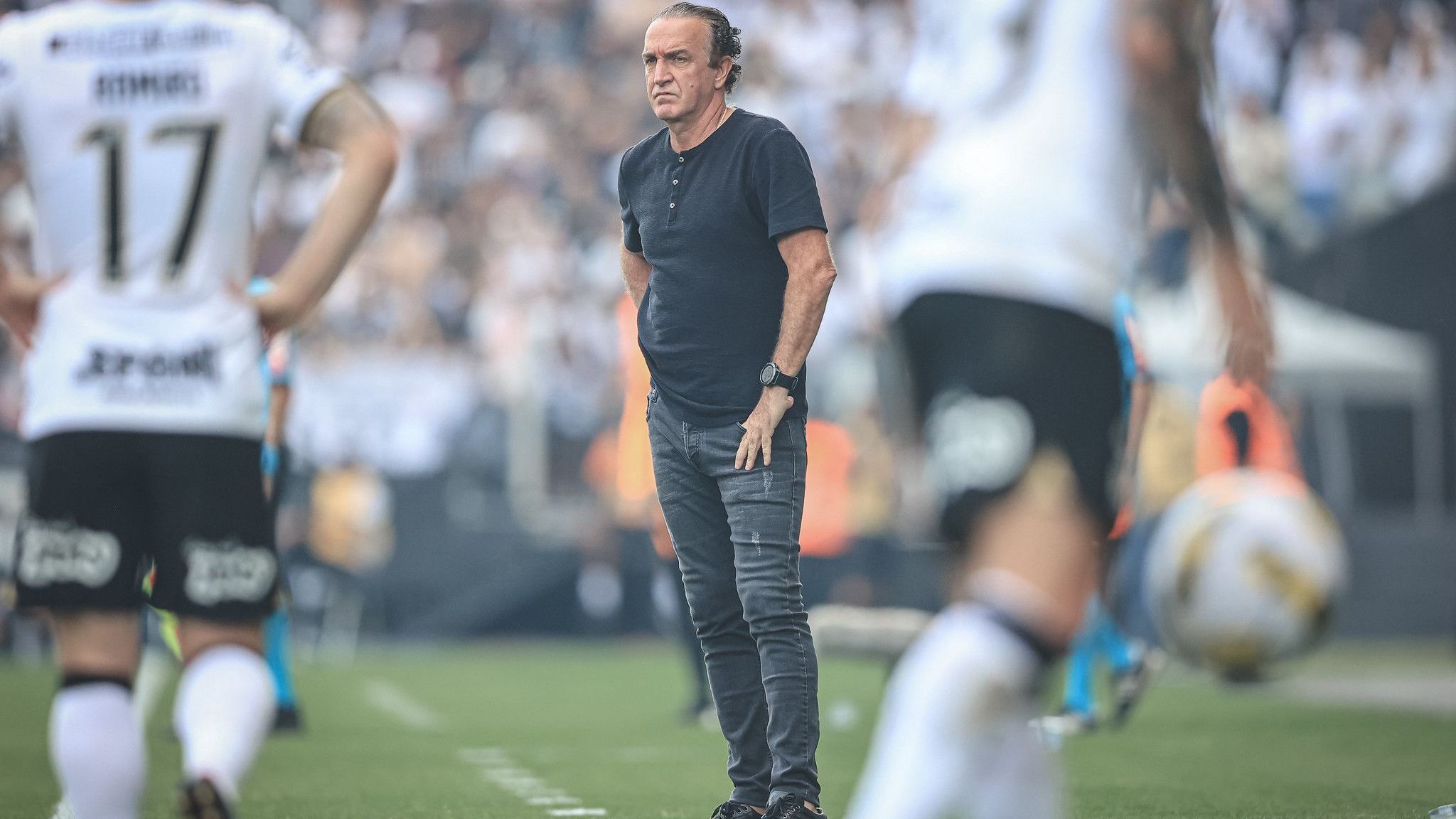 Cuca na Neo Química Arena comandando o Atlético-MG