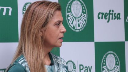 Leila Pereira, presidente do Palmeiras