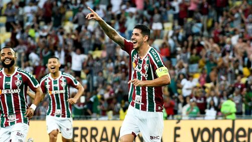 Nino comemora o gol que marcou no Maracanã neste sábado