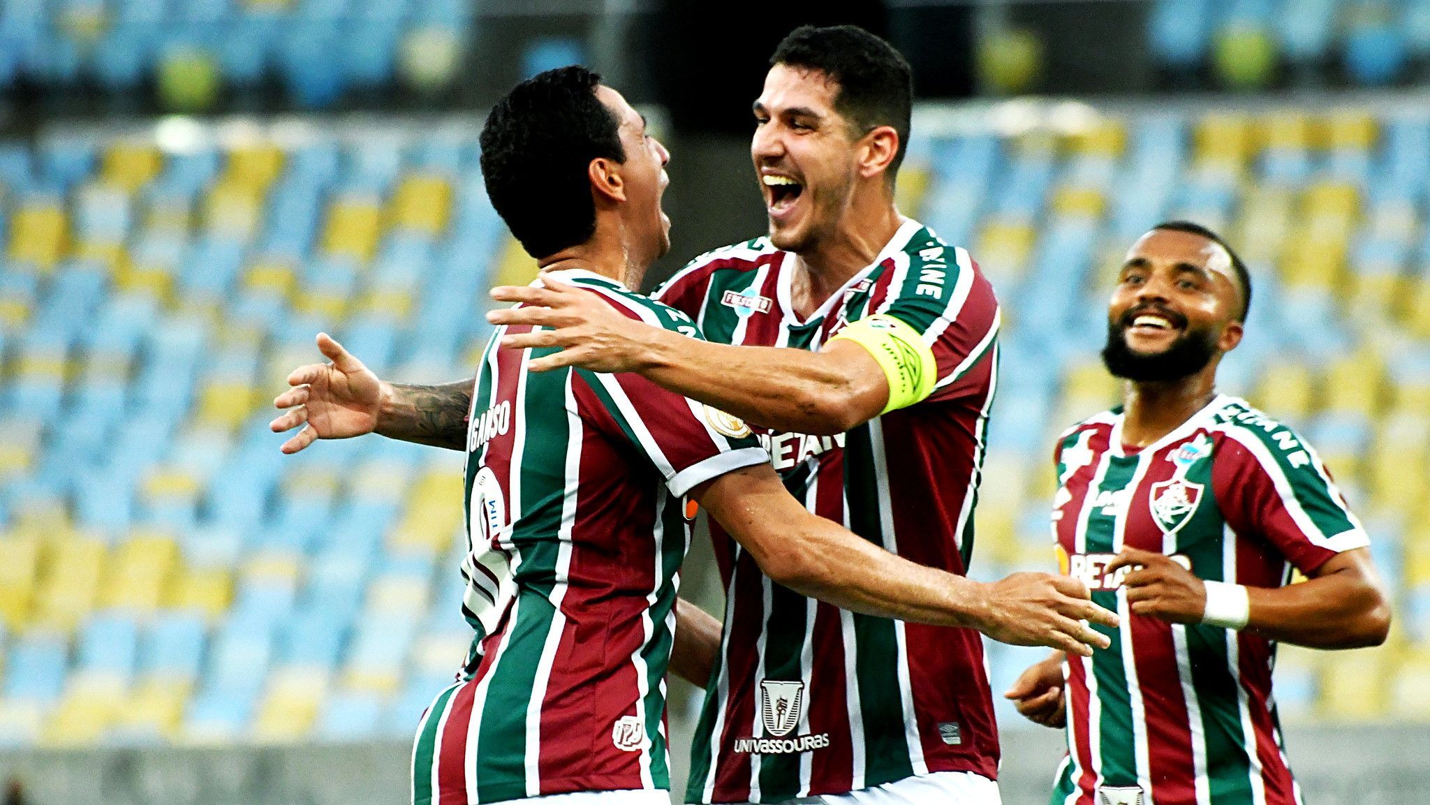 Nino comemora seu quarto gol na temporada, o segundo nos últimos dois jogos