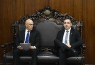 Após aprovar PEC no Senado, Pacheco viaja a SP com Toffoli e Moraes