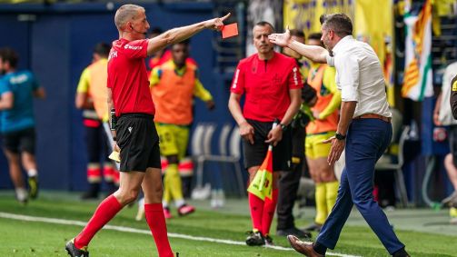 Pezzolano foi expulso na partida contra o Villarreal