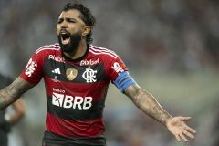 Gabigol na derrota do Flamengo para o Fluminense