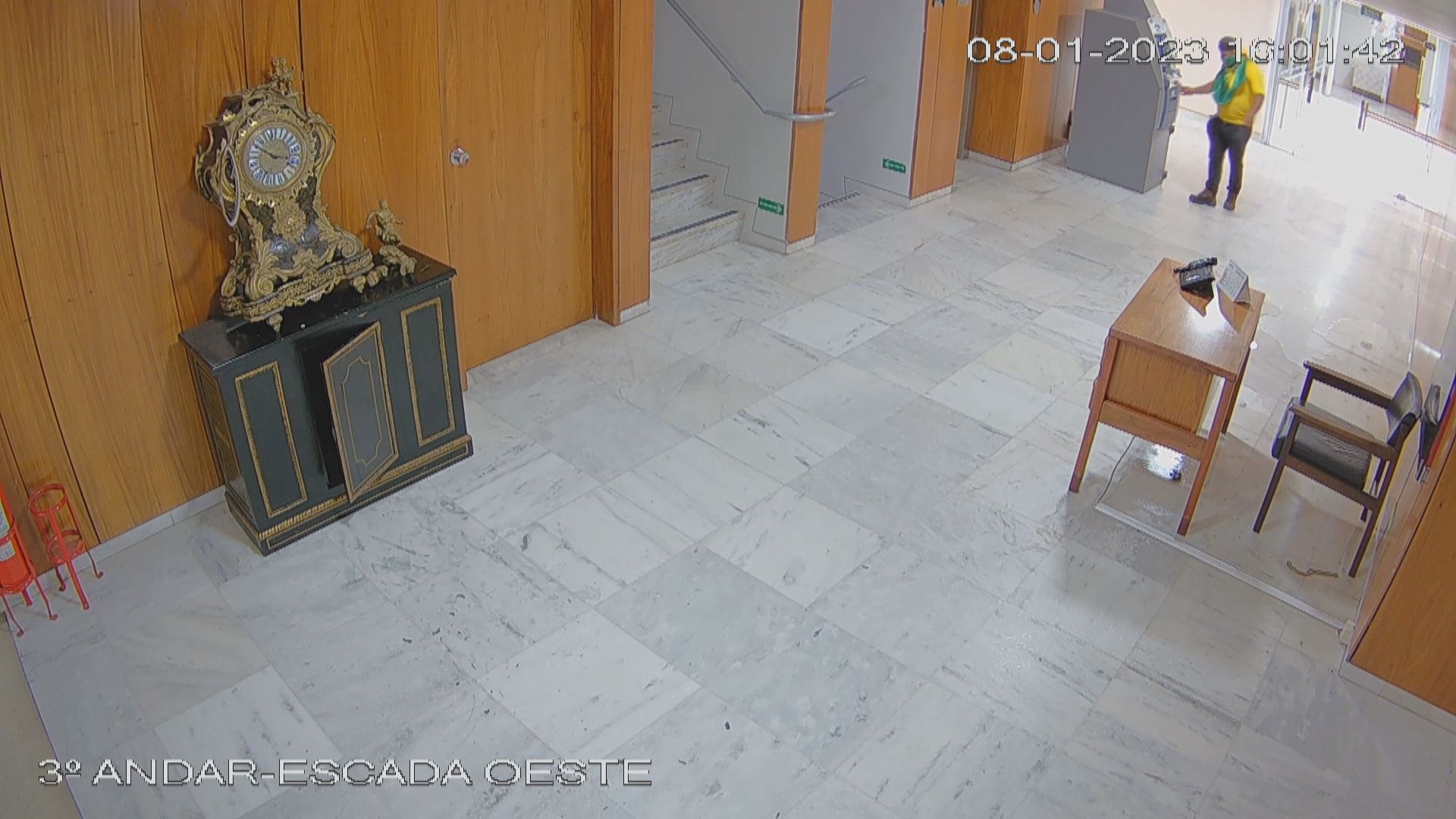 Homem tentou roubar caixa eletrônico do Palácio do Planalto no dia 8 de janeiro