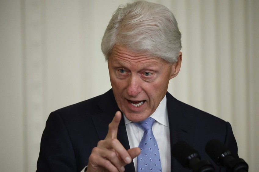 Ex-presidente dos Estados Unidos, Bill Clinton. • Chip Somodevilla/Getty Images