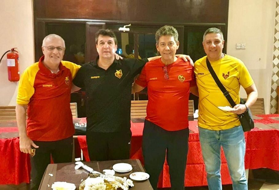 Brasileiros no sudão - Arquivo pessoal - CBF
