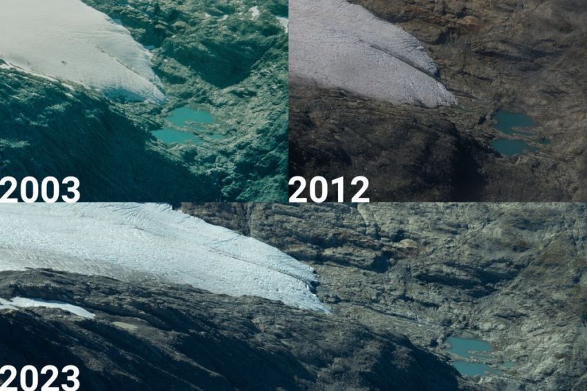 Projeto de longa data captura um retrato aéreo de mais de 50 geleiras dos Alpes do Sul da Nova Zelândia em uma época semelhante a cada ano para rastrear como elas mudam / NIWA