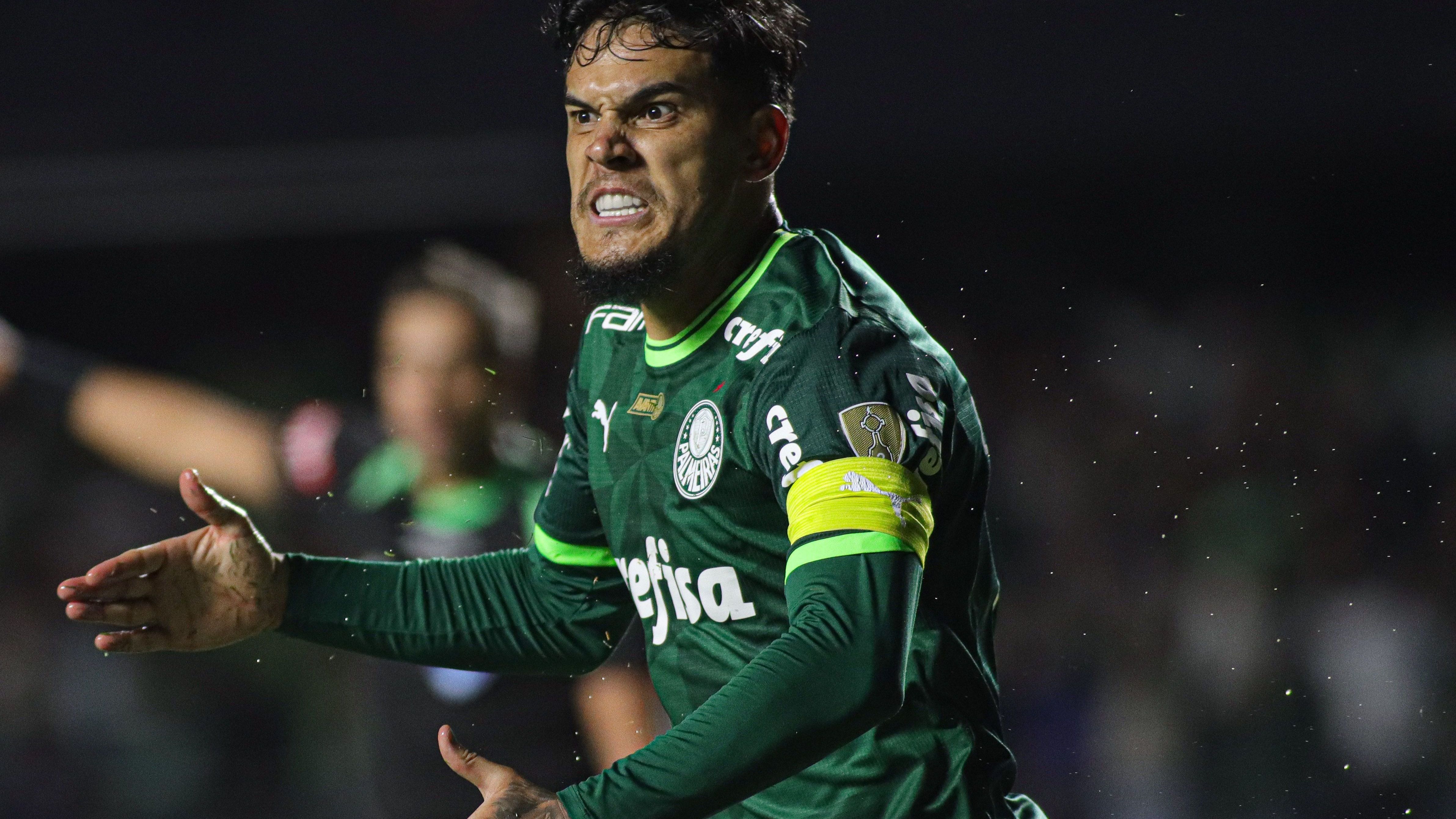 O capitão Gustavo Gómez iniciou a reação do Palmeiras no Morumbi