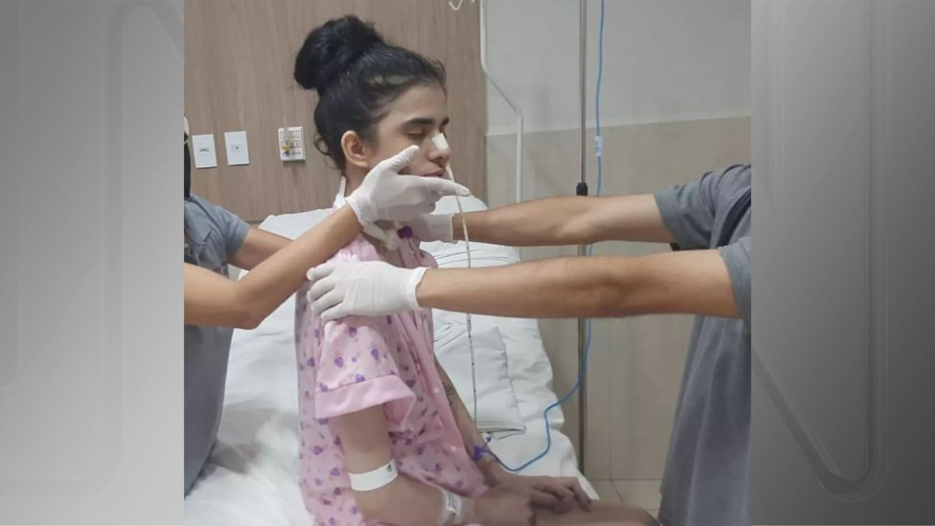 Imagem de destaque do post: Mãe compartilha evolução no tratamento de filha que cheirou pimenta