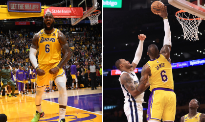GOAT? LeBron quebra recorde dos anos 1970 durante vitória dos Lakers na NBA