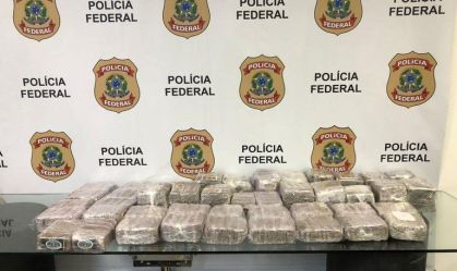 PF prende homem com 30kg de maconha no Aeroporto do Galeão