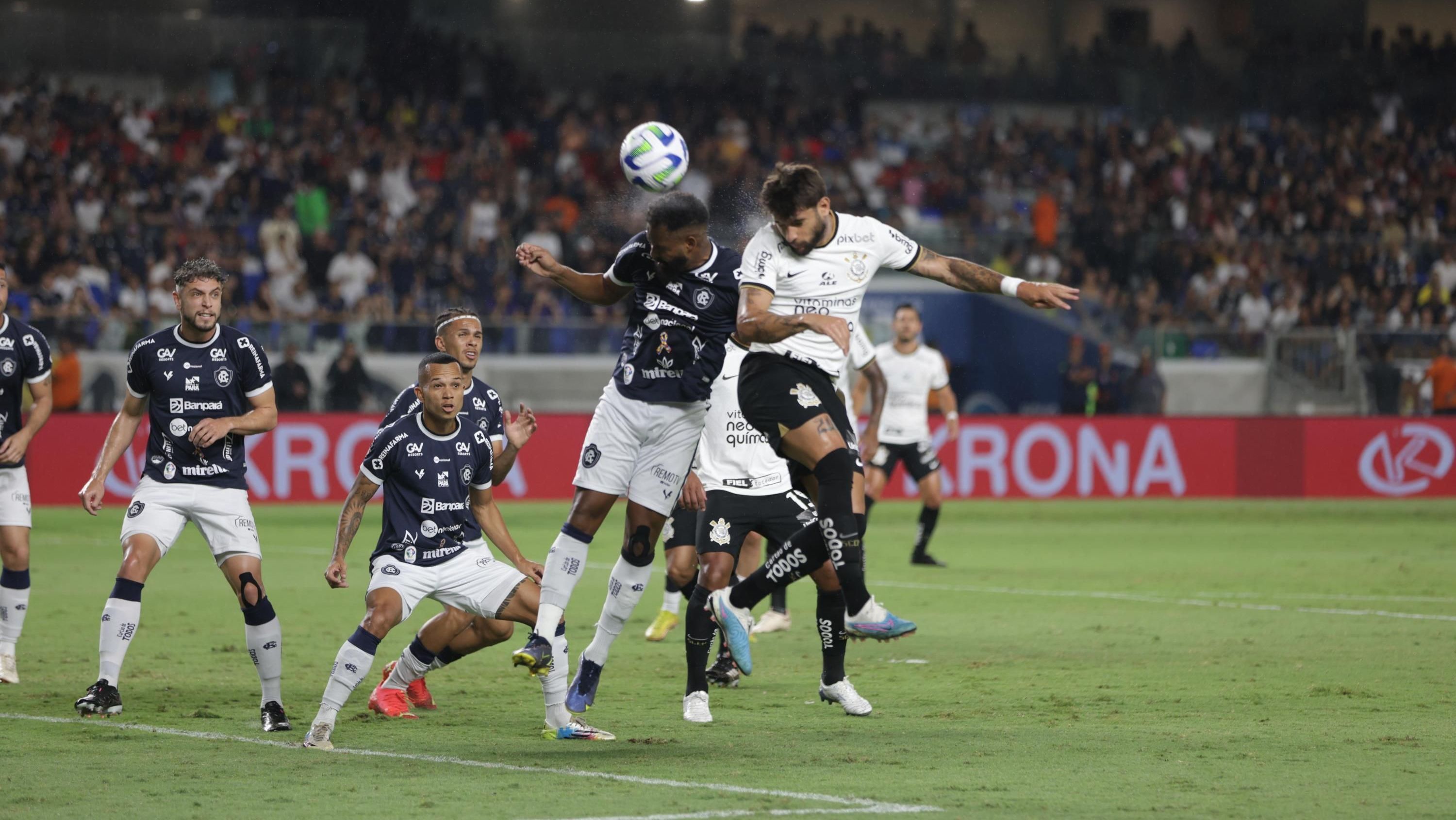 Remo venceu o Corinthians por 2 a 0 em Belém