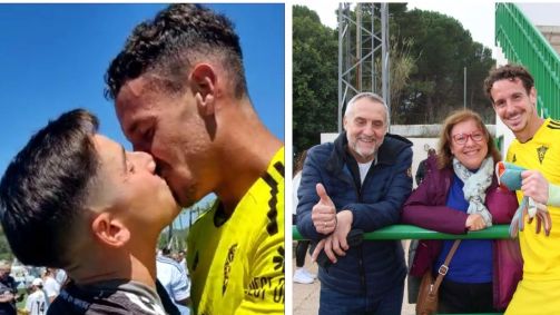 Alberto Lejárraga comemorou título da quarta divisão da Espanha com beijo no namorado