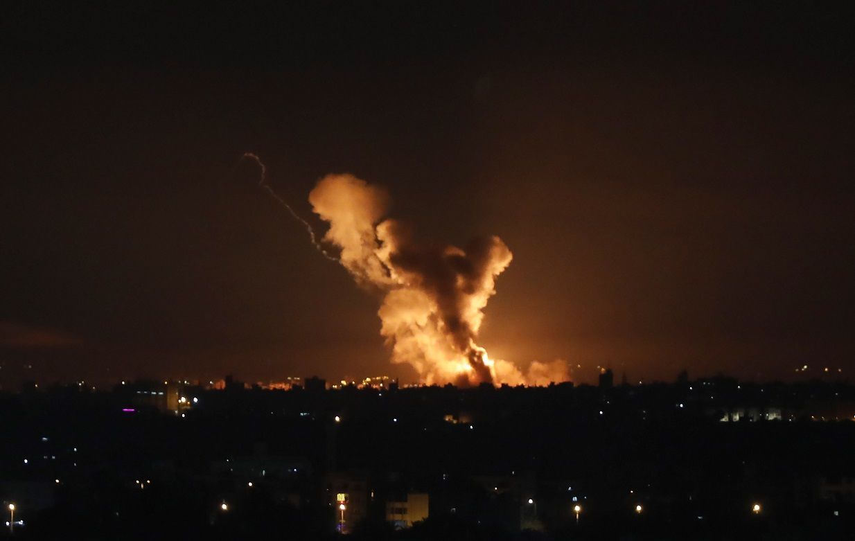 Israeli warplanes launch airstrikes on Gaza Strip